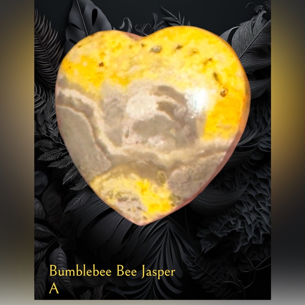 Bumblebee Jasper Heart - Picture 2 of 3